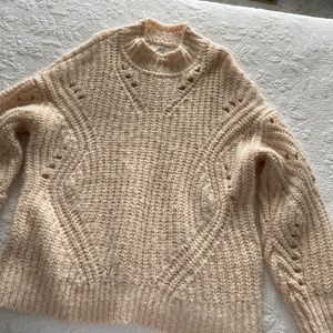 Loft oversized blush color sweater.